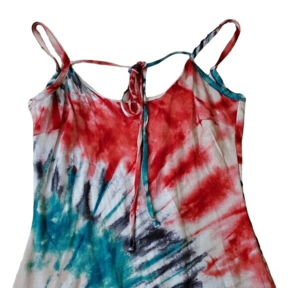 Codigo womens midi Colorful tie dye Dress Sz Small multicolor slid summer - Picture 7 of 10